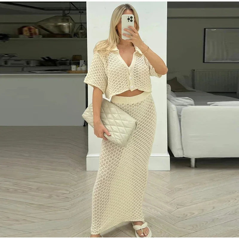 Celeste háčkovaná stylová souprava