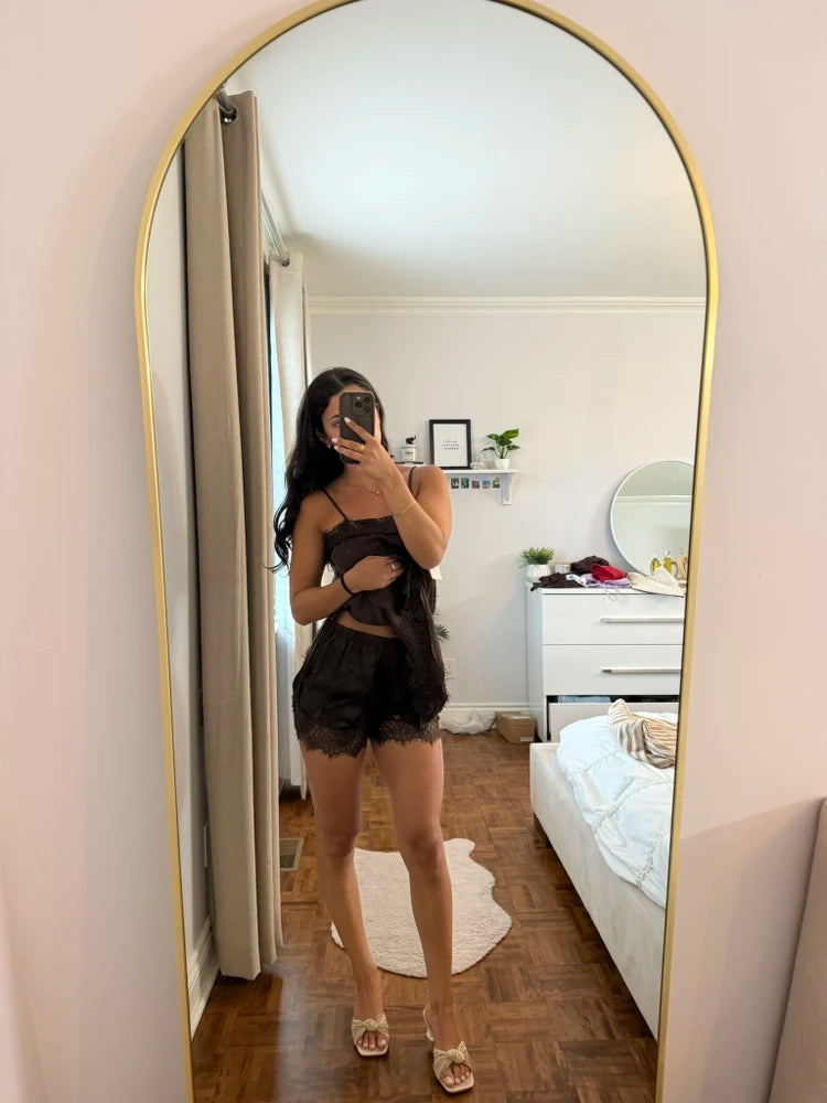 Fiora saténové šortky