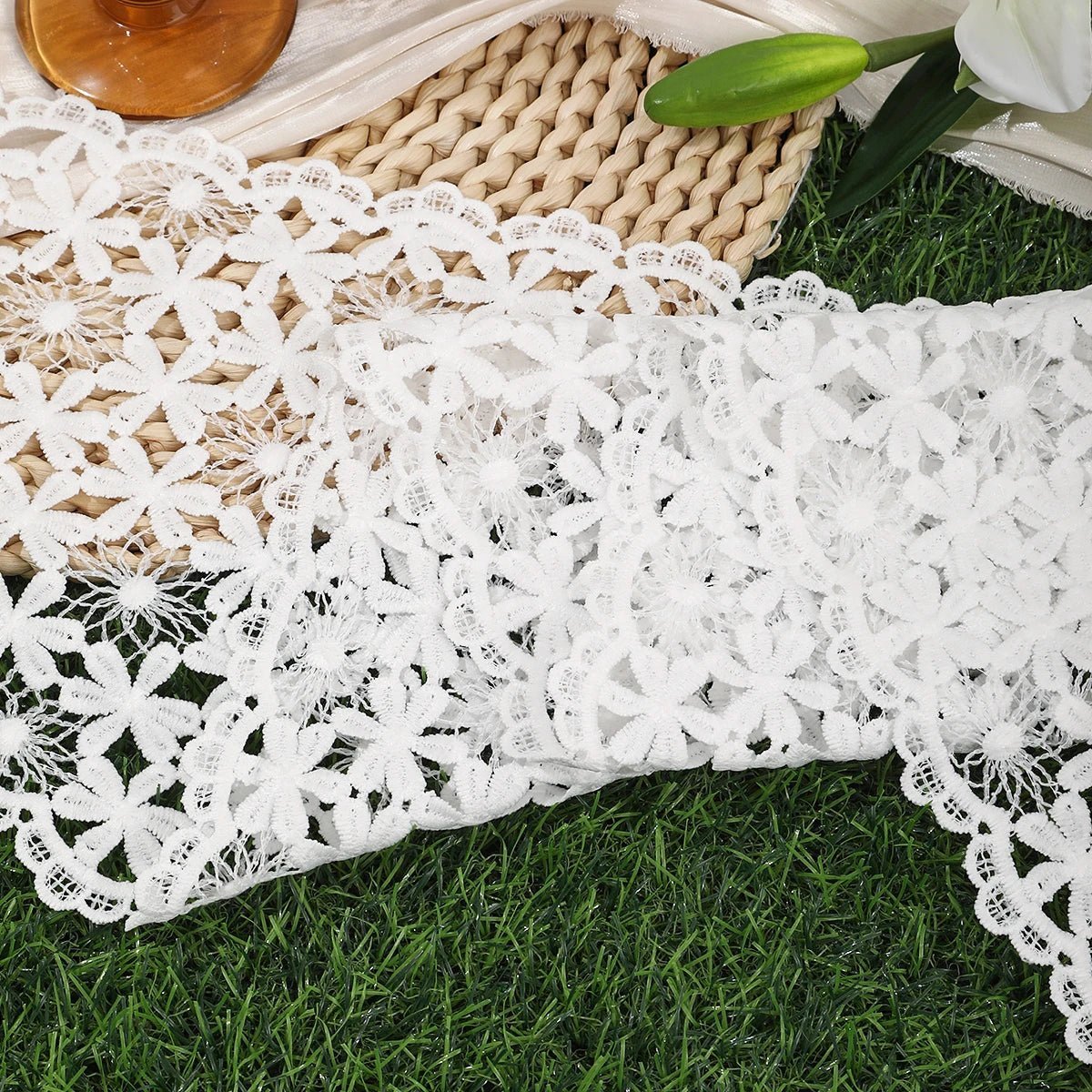 Boho trojúhelníkový šátek Celeste