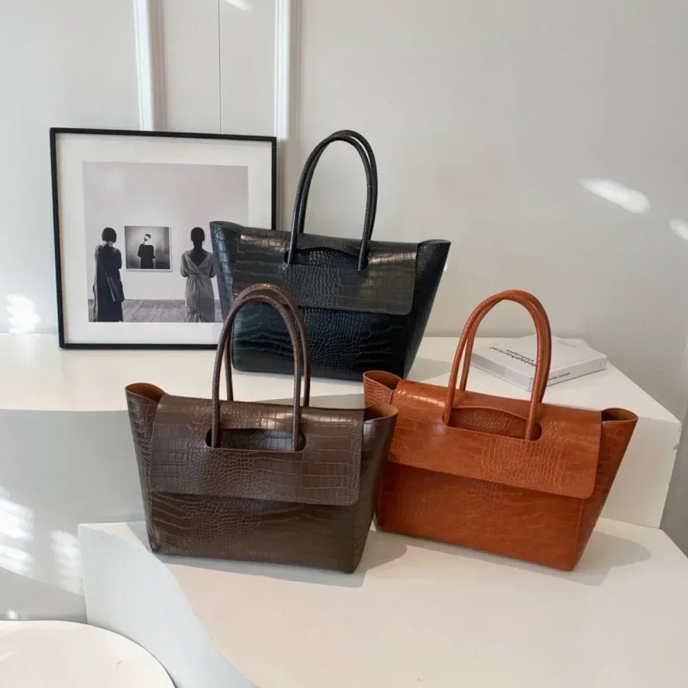 Kožená shopper taška Jessica s ražbou