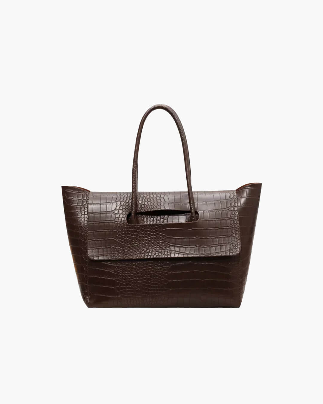 Kožená shopper taška Jessica s ražbou