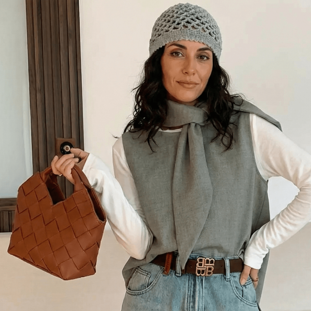 Lucy pletená taška tote