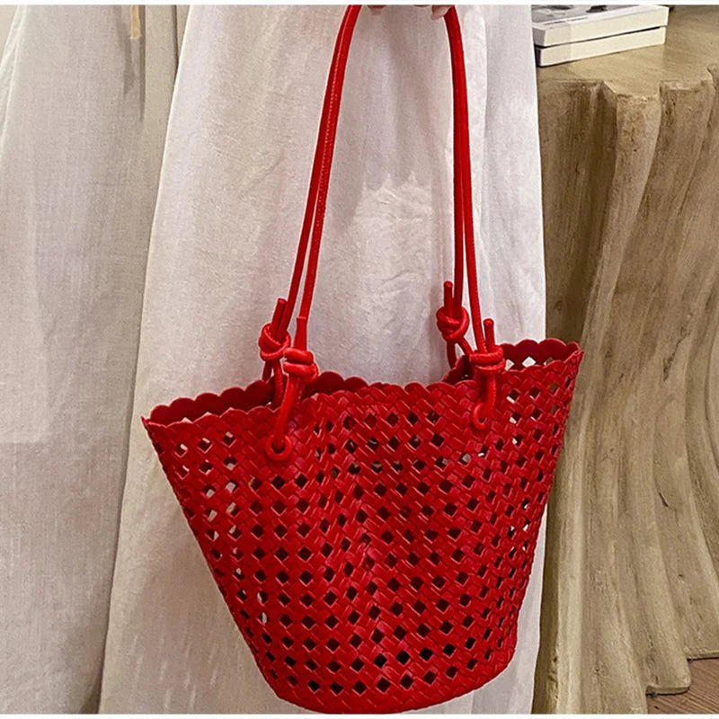 Matilde pletená bucket taška
