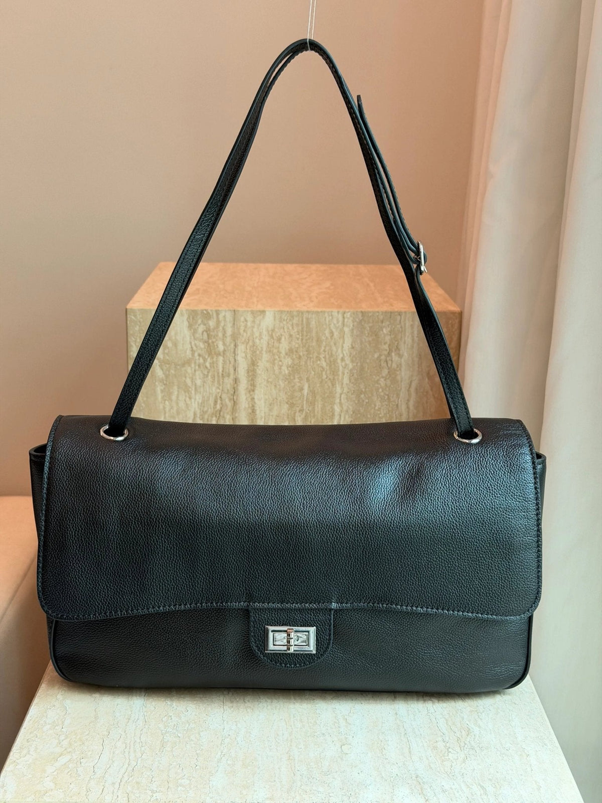 Miriam crossbody kožená shopper taška