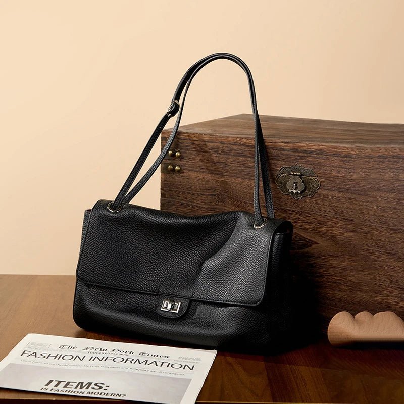 Miriam crossbody kožená shopper taška
