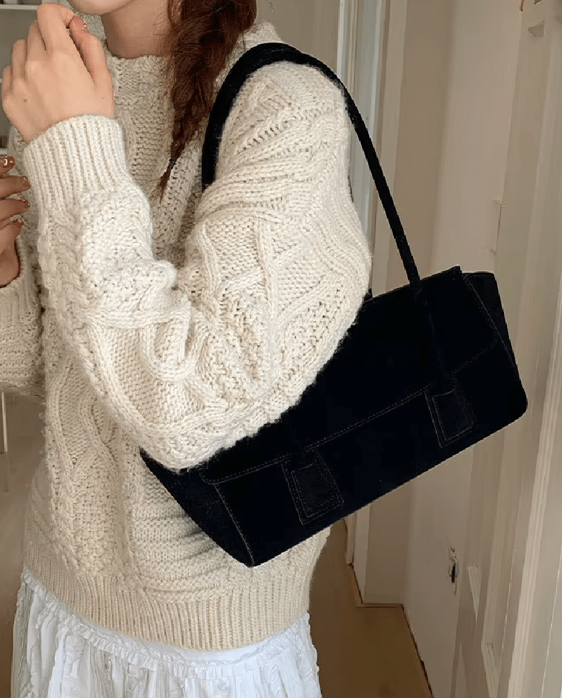 Nicole vintage semišová crossbody kabelka