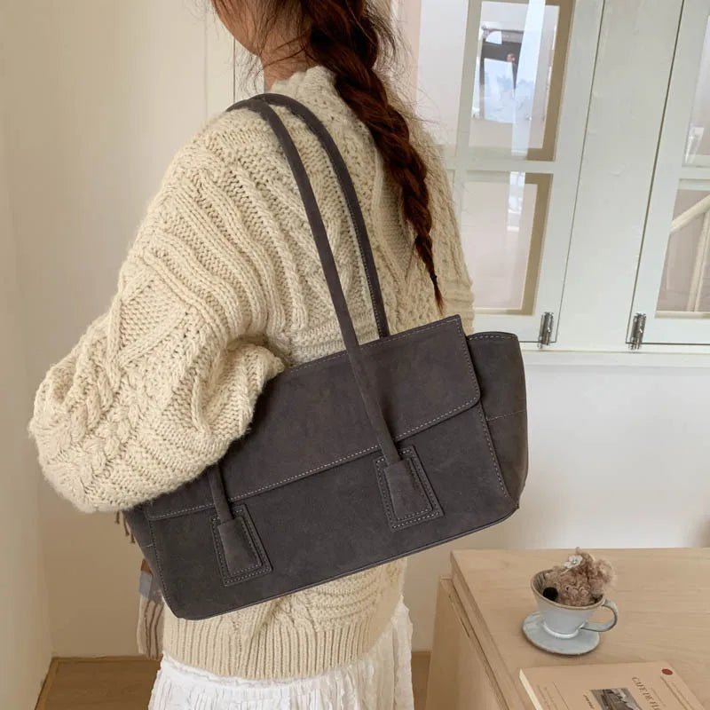 Nicole vintage semišová crossbody kabelka