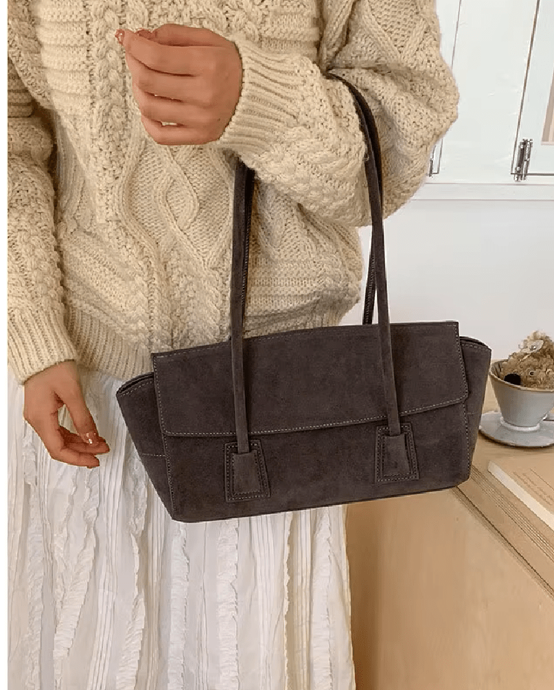 Nicole vintage semišová crossbody kabelka