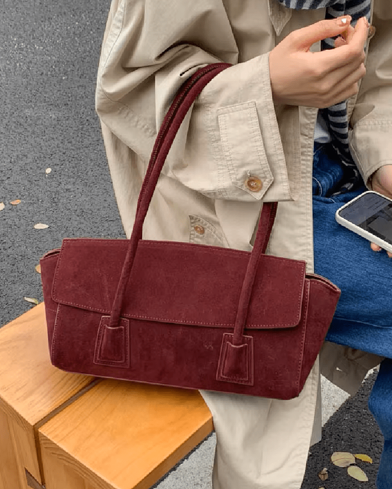 Nicole vintage semišová crossbody kabelka