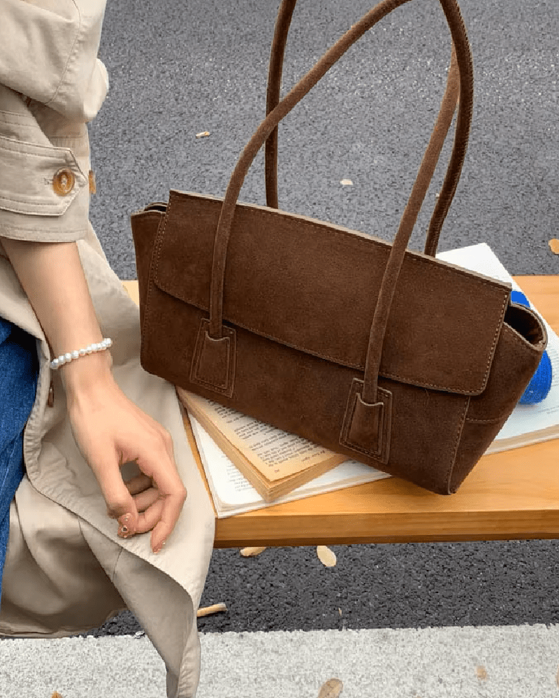 Nicole vintage semišová crossbody kabelka