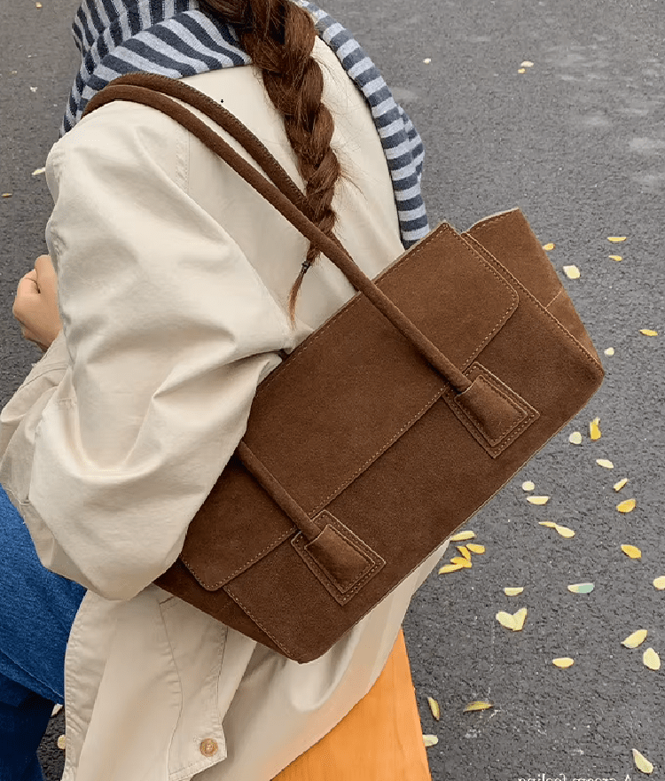 Nicole vintage semišová crossbody kabelka