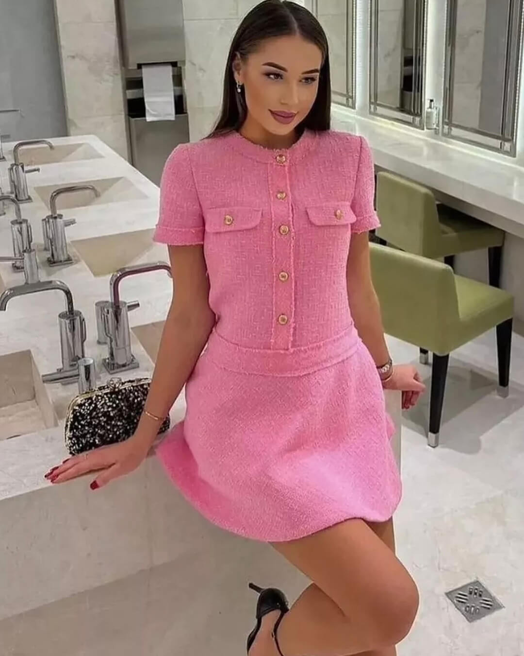 Letní šaty Beatrice, slim fit
