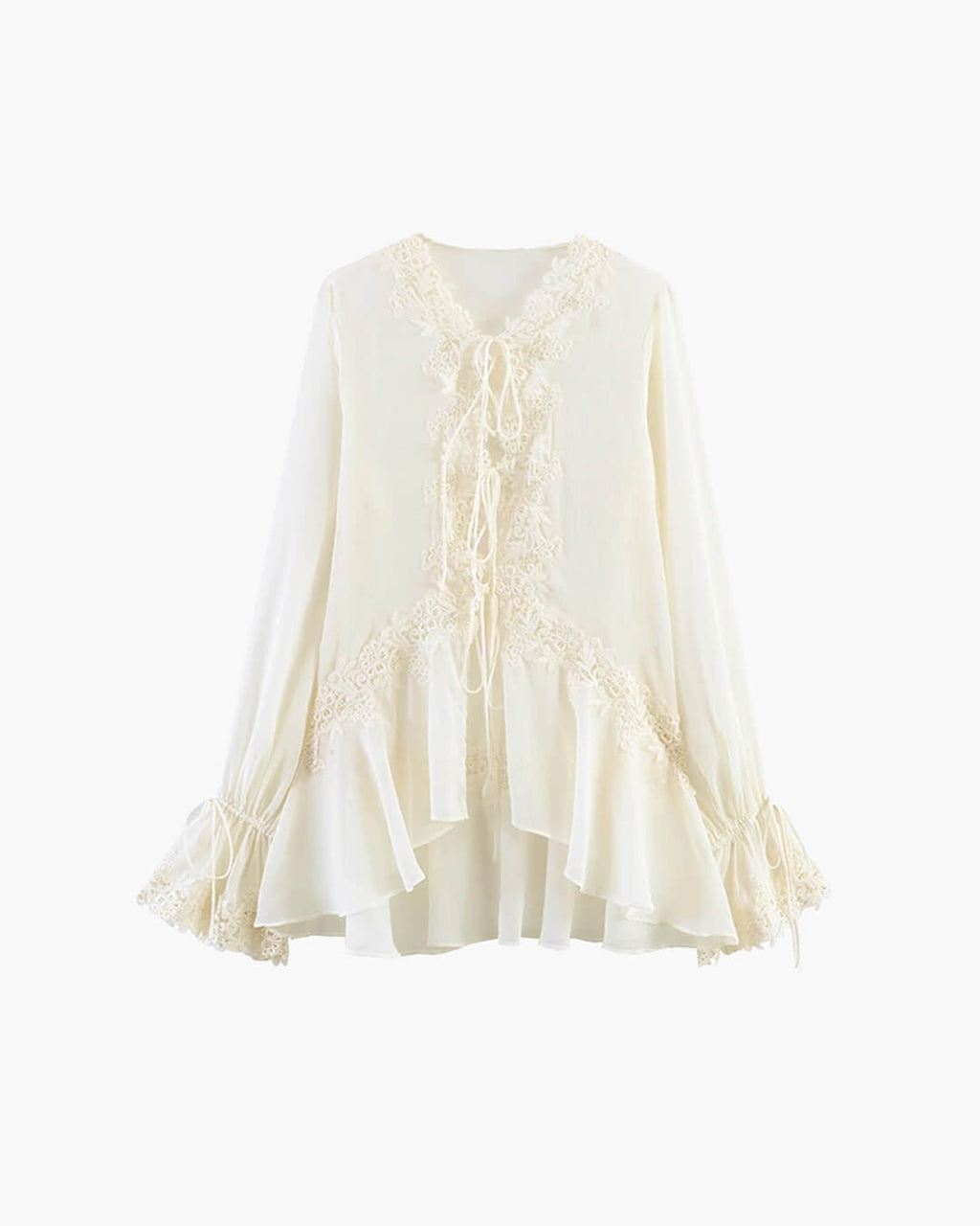 Emily krajkový cardigan top