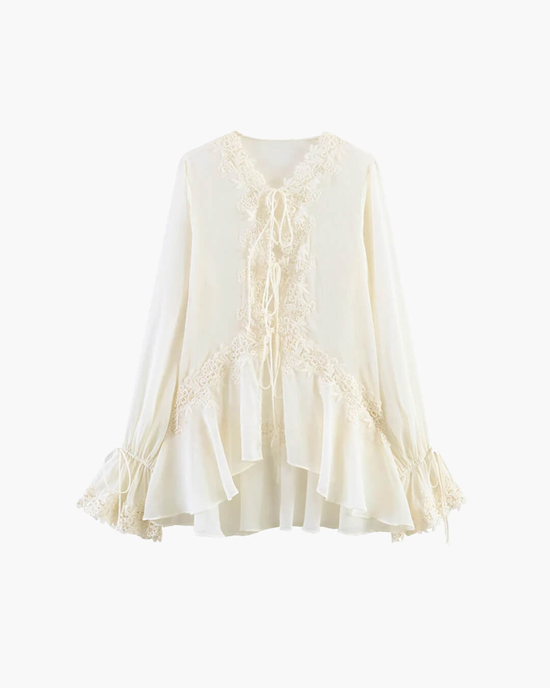 Emily krajkový cardigan top