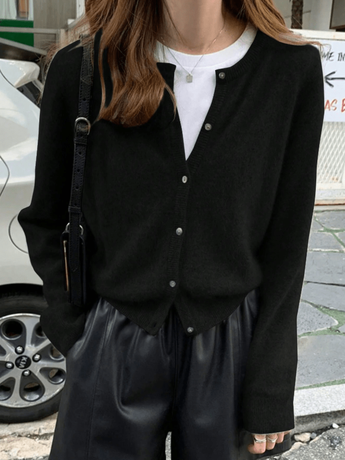 Emilia zapínatelný pletený cardigan