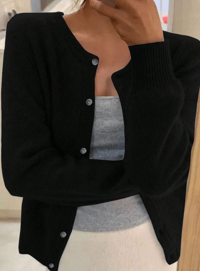 Emilia zapínatelný pletený cardigan