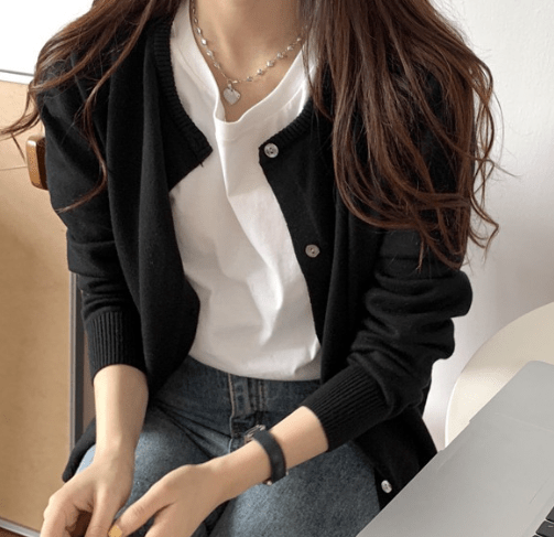 Emilia zapínatelný pletený cardigan