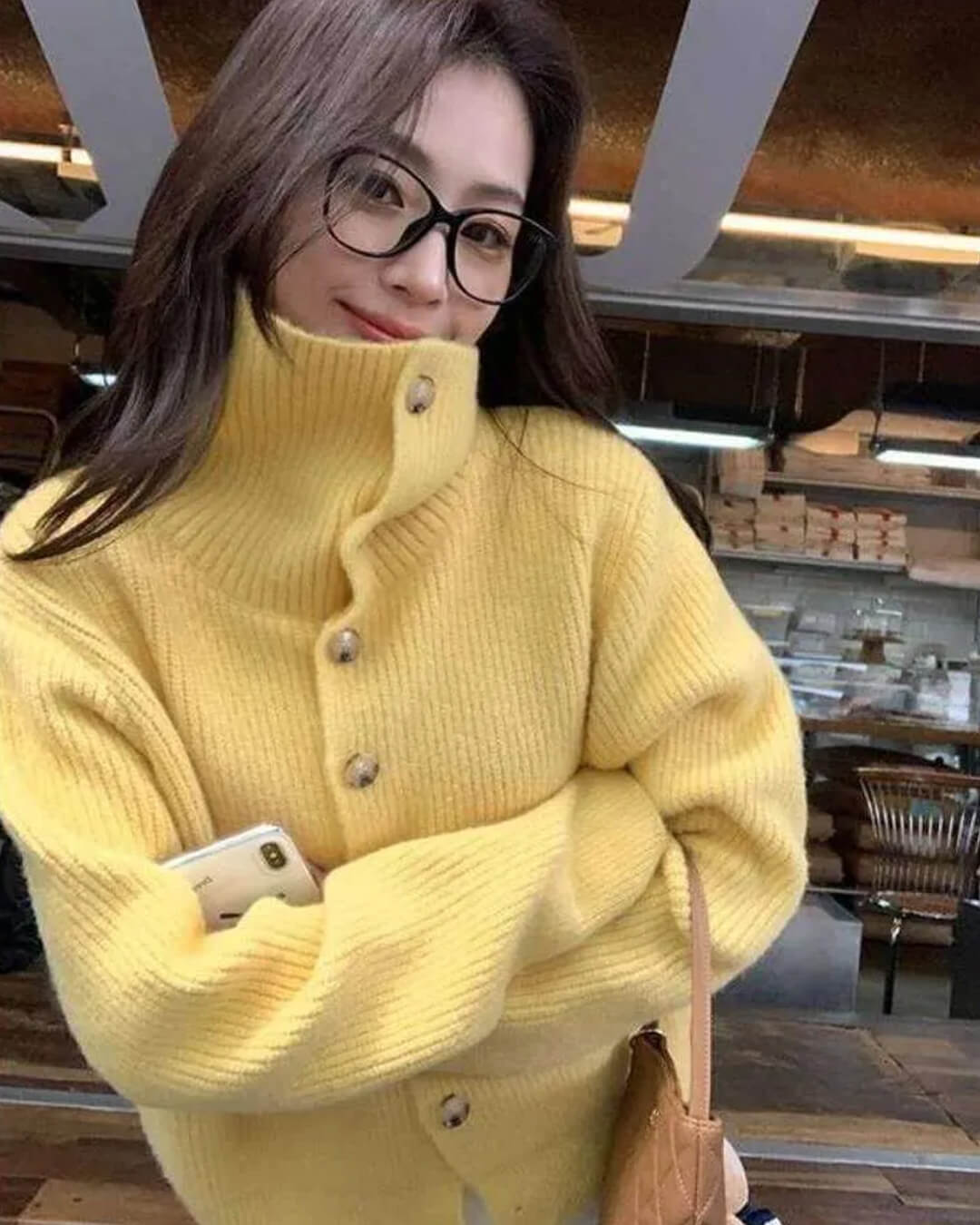 Nicola Oversized Pletený Kardigan