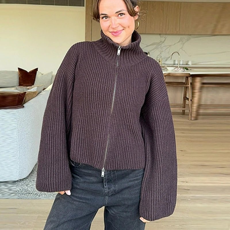 Pruhovaný pletený cardigan Valerie