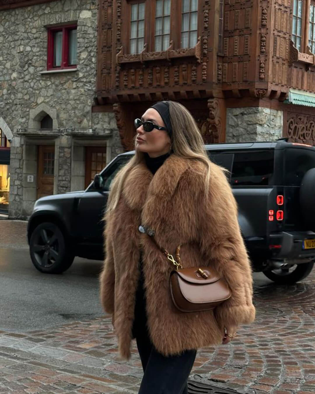 Carissa kabát z umělé kožešiny