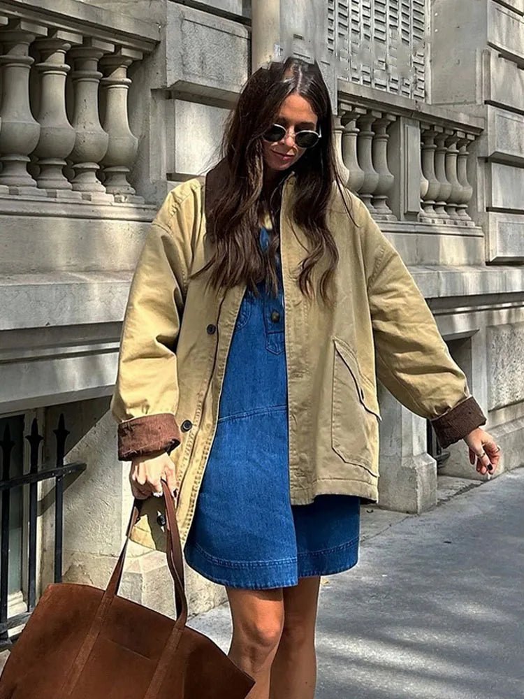 Sara vintage plátěná utility bunda