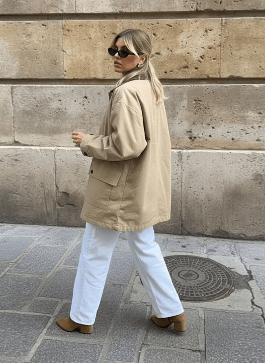 Sara vintage plátěná utility bunda