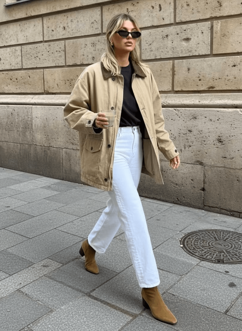 Sara vintage plátěná utility bunda