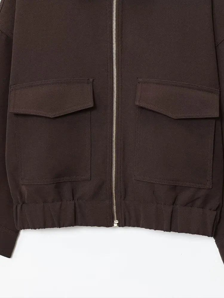 Ginny bomber bunda s klopovými kapsami