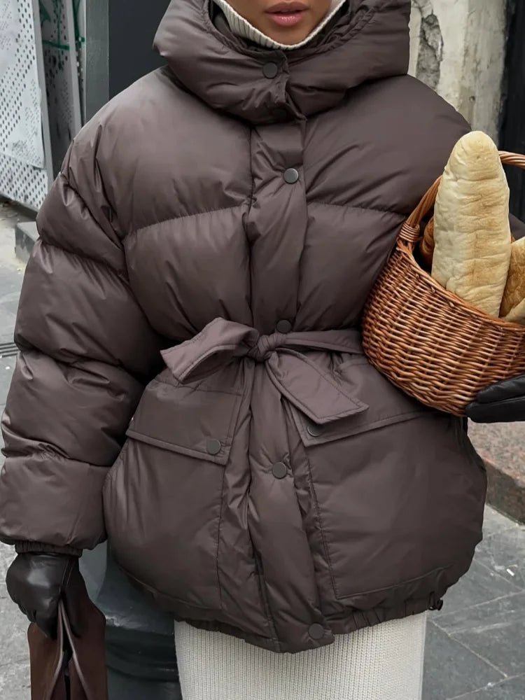 Lorna šněrovací kabát s kapucí
