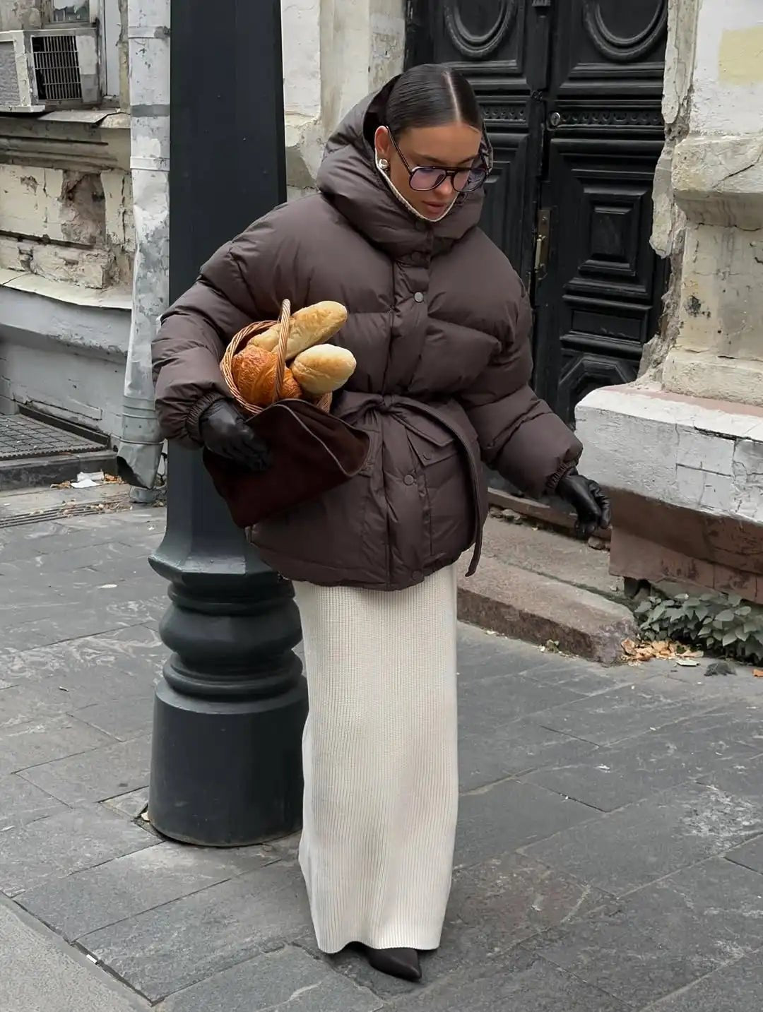 Lorna šněrovací kabát s kapucí