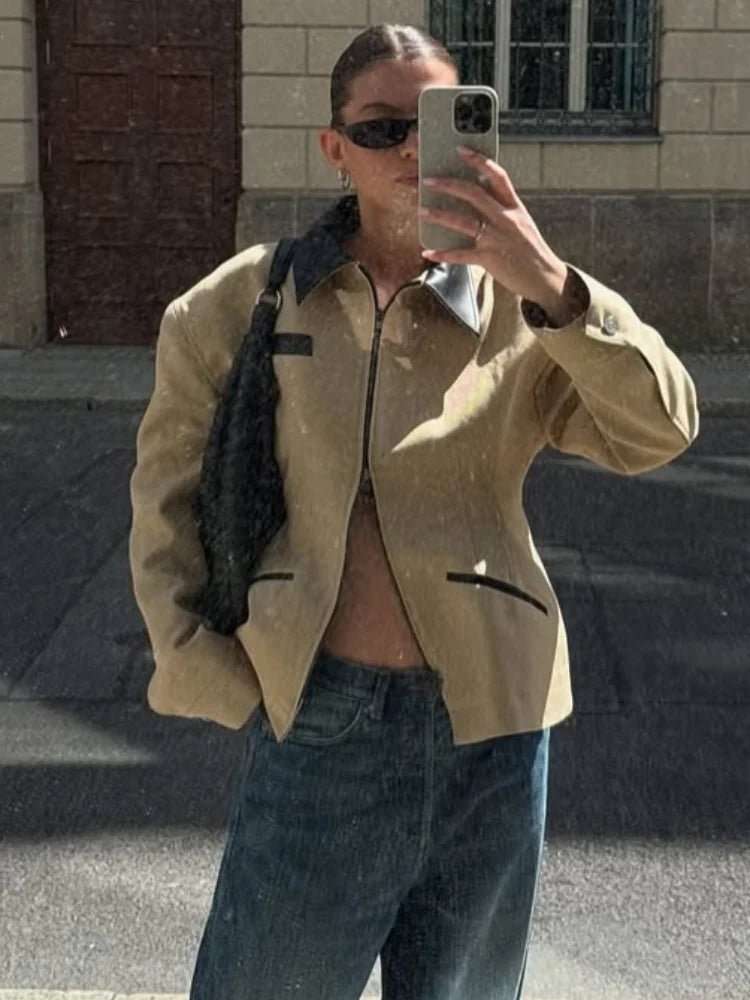 Natalie strukturované sako s projmutým pasem