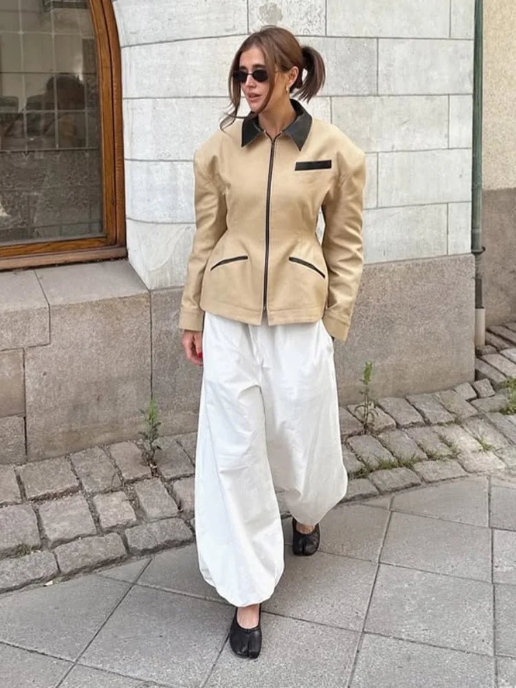 Natalie strukturované sako s projmutým pasem
