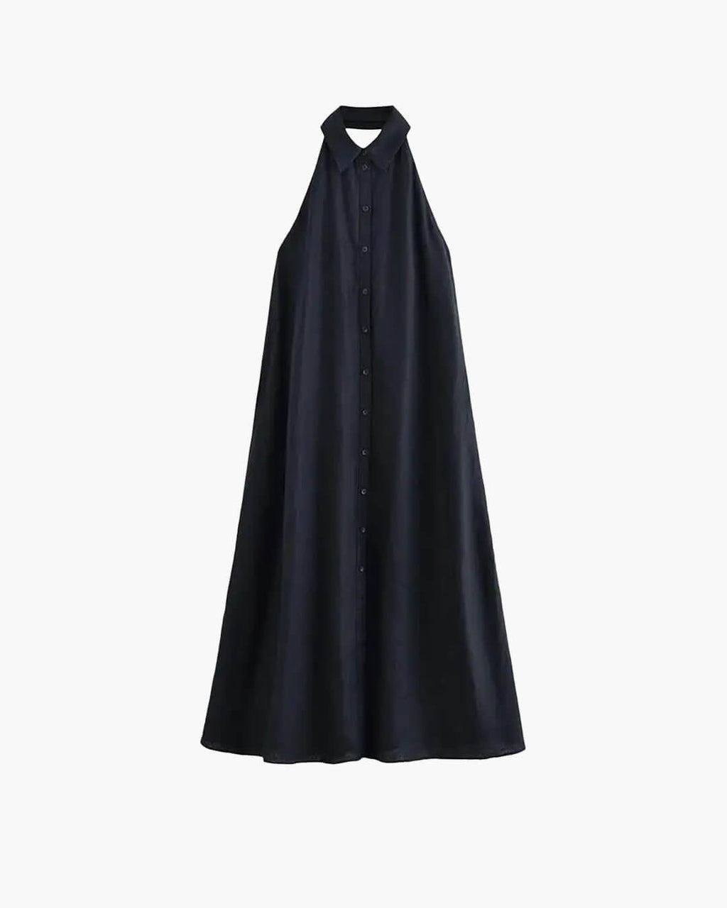 Kaya elegantní maxi šaty s halter výstřihem
