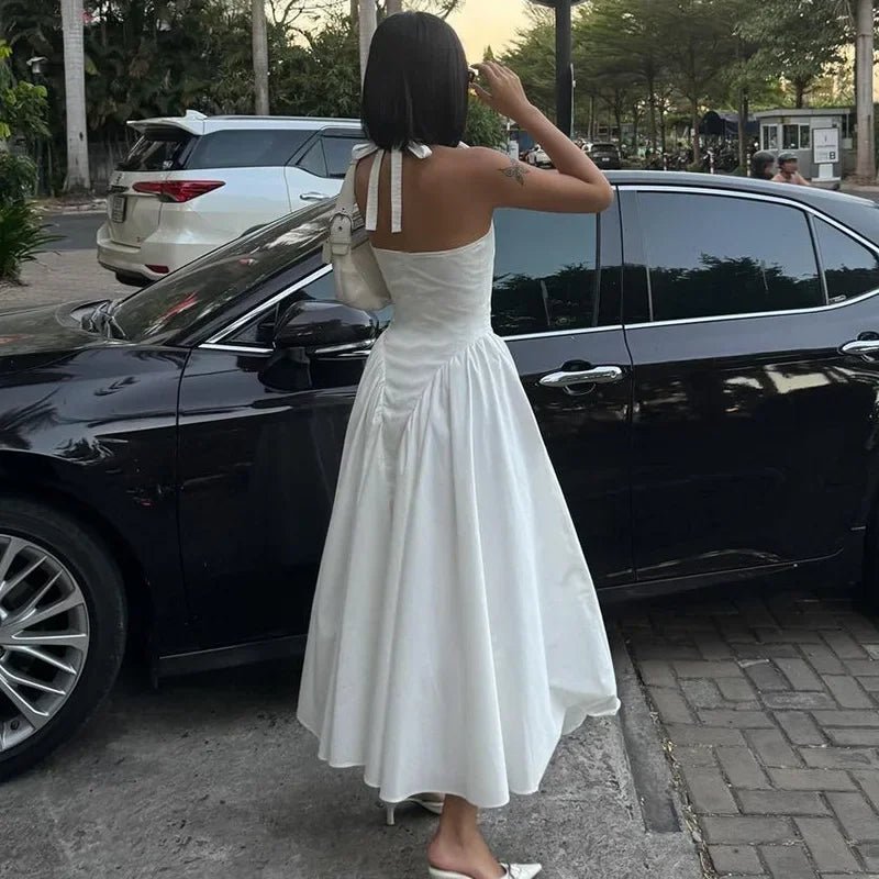 Šaty Julie s halter výstřihem