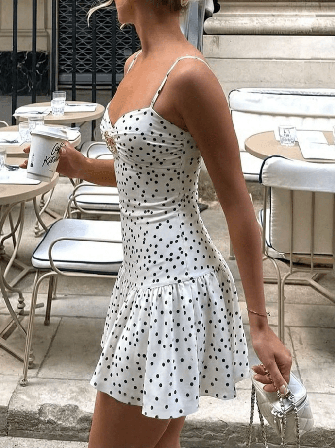 Sophia puntíkované minišaty