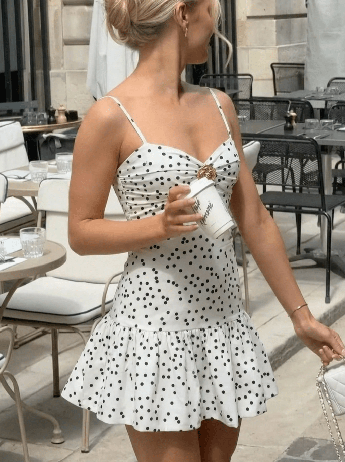 Sophia puntíkované minišaty