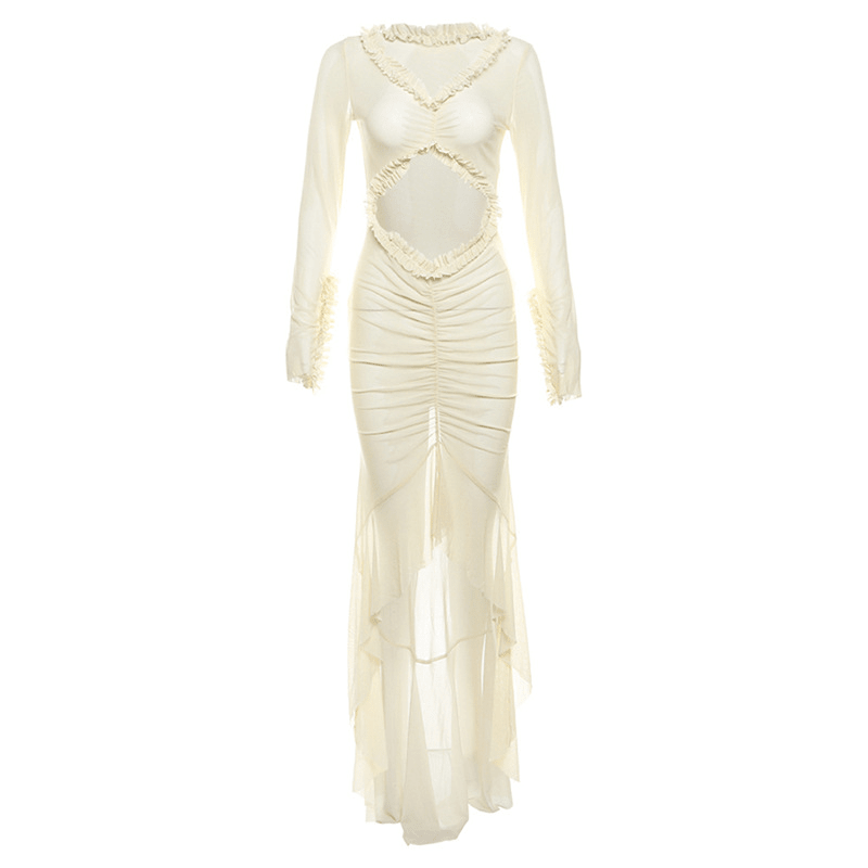 Katie průhledné bodycon šaty