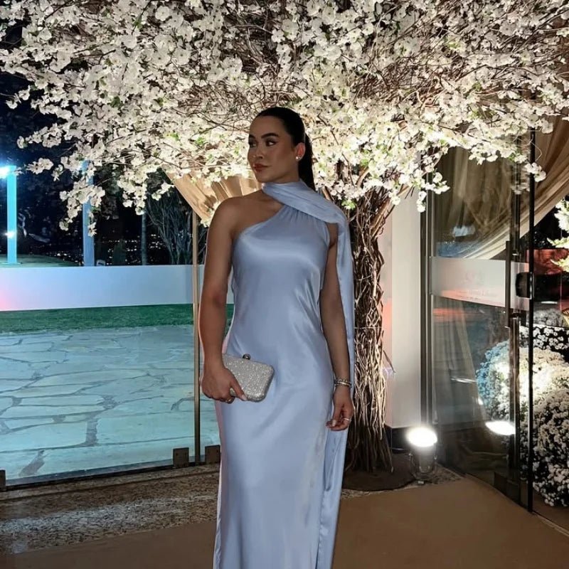 Šaty Bianca z satelitu bez zad se zavazováním za krk