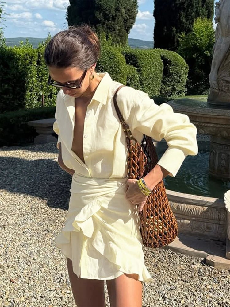 Beatrice košilové šaty se šněrováním