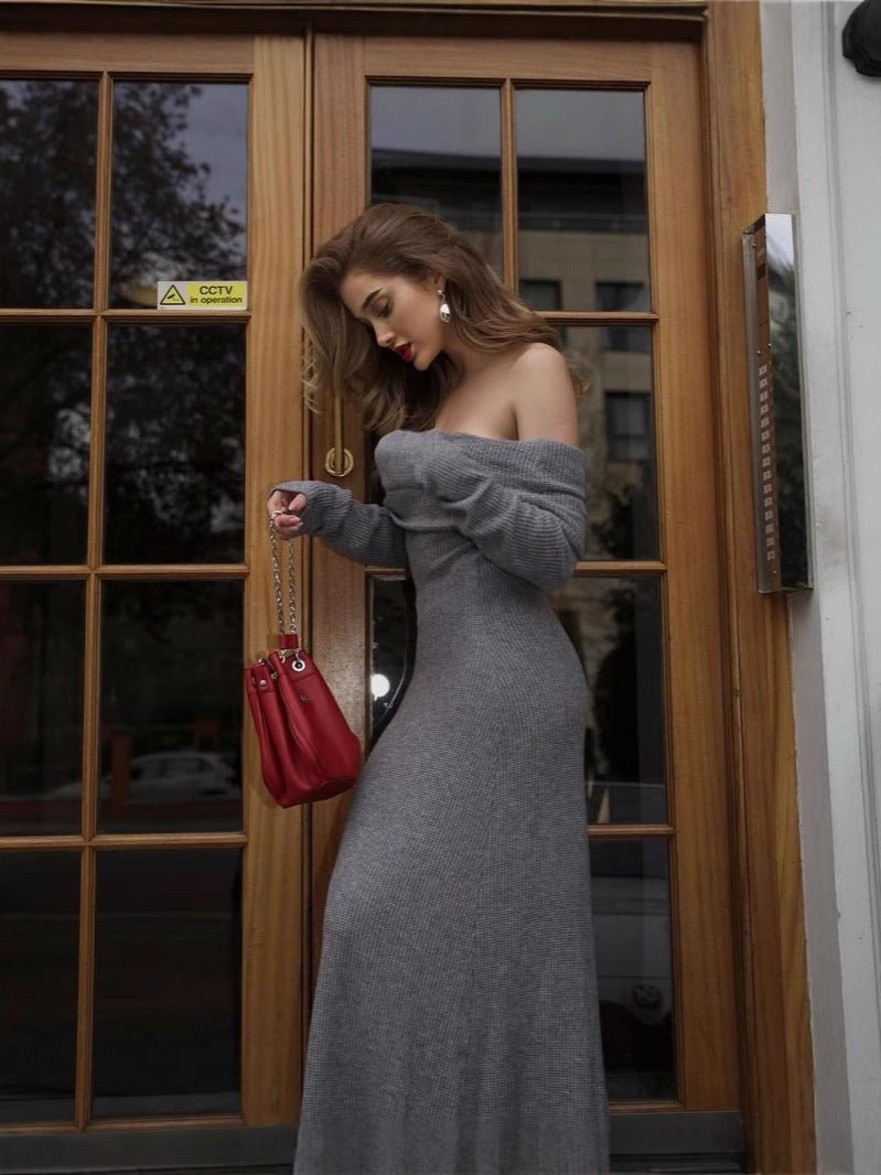 Maxi pletené šaty Danika Pullover