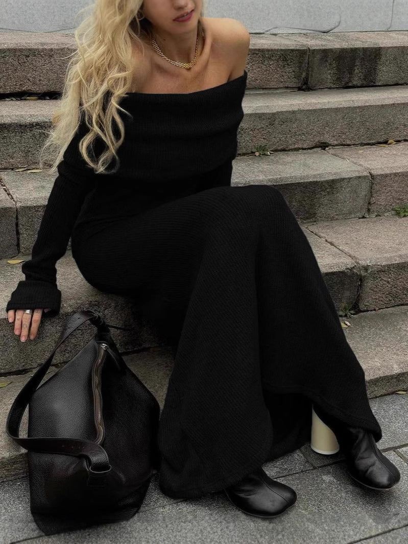 Maxi pletené šaty Danika Pullover
