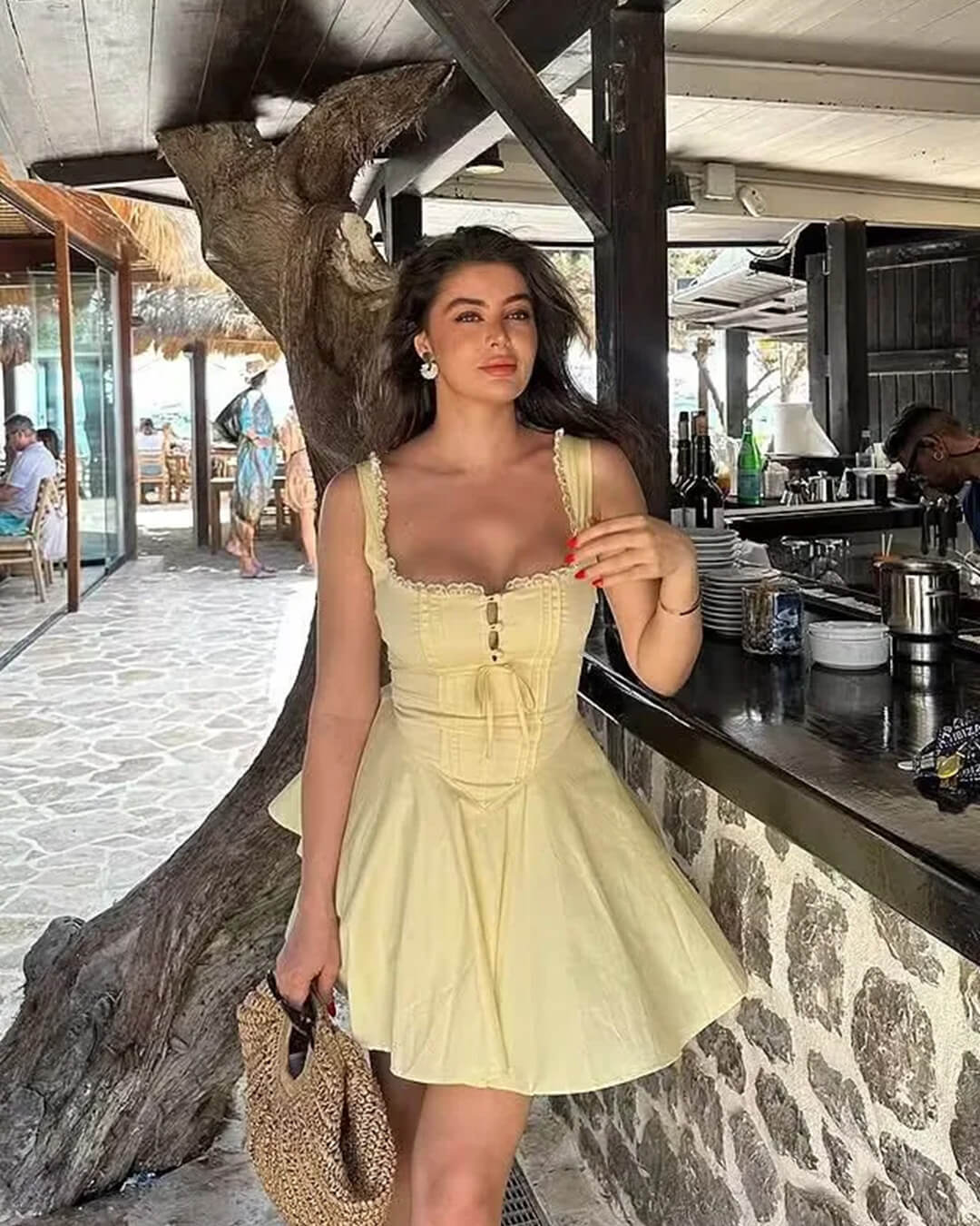 Francine mini šaty bez rukávů