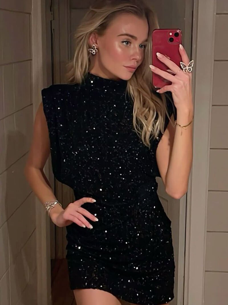Mini šaty Gillian Glitter