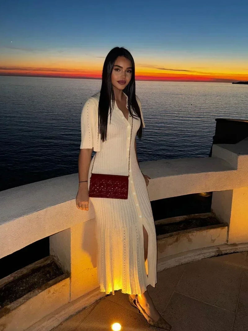 Gina midi šaty