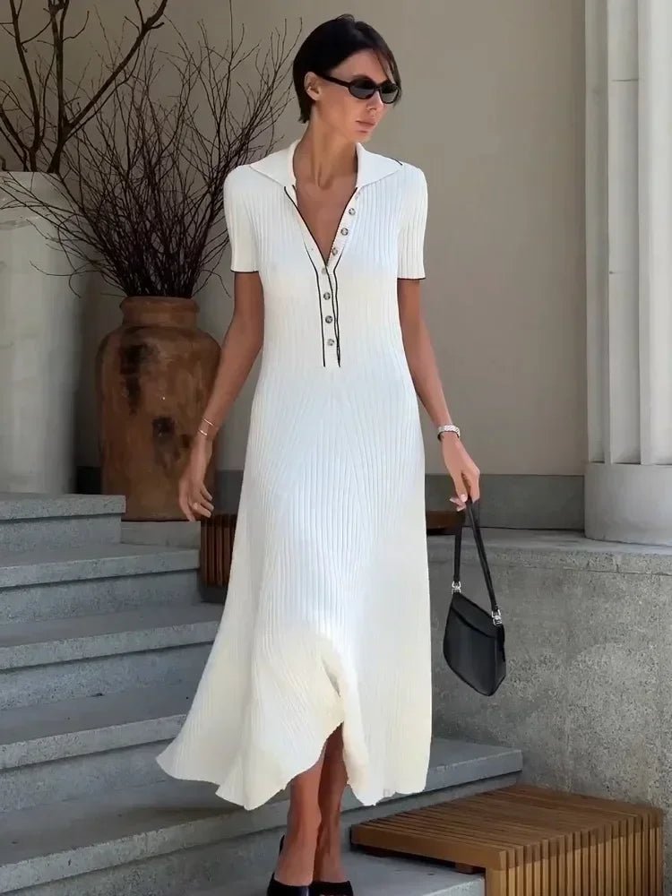 Harriet pletené midi šaty