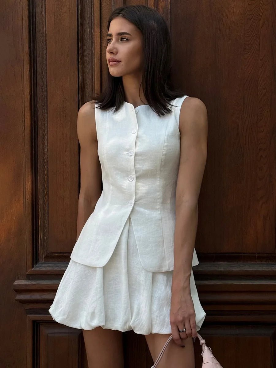 Imani Elegantní set vesta a sukně