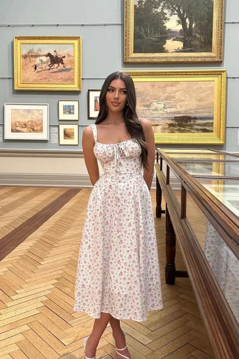 Isabella korzetové midi šaty