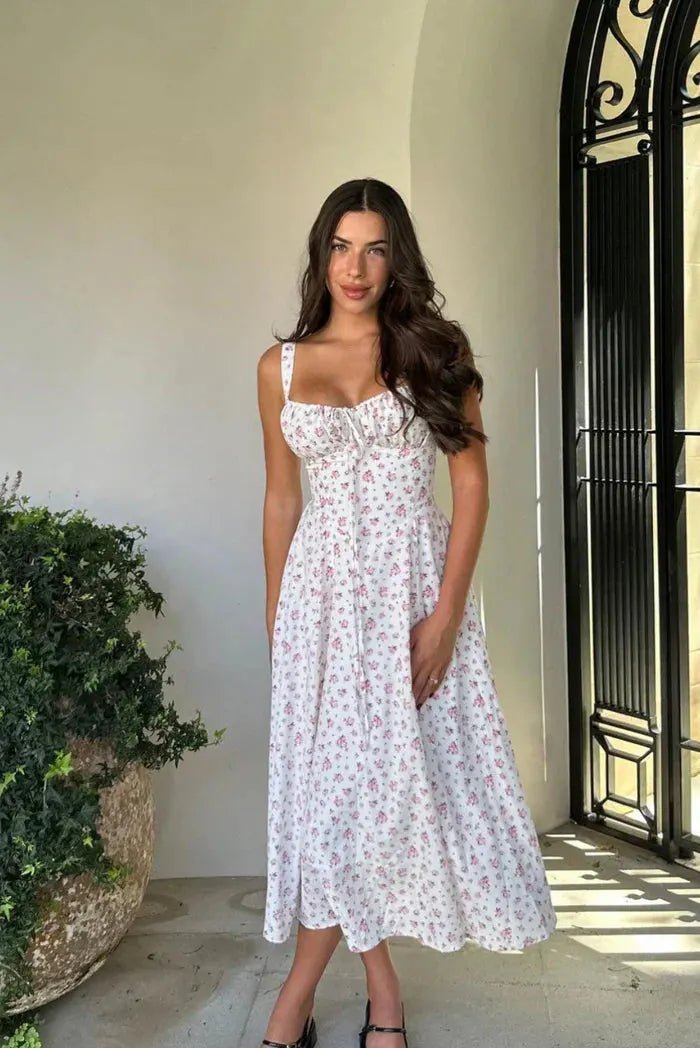 Isabella korzetové midi šaty
