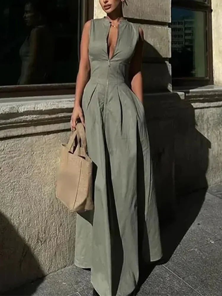 Jessica midi šaty bez rukávů