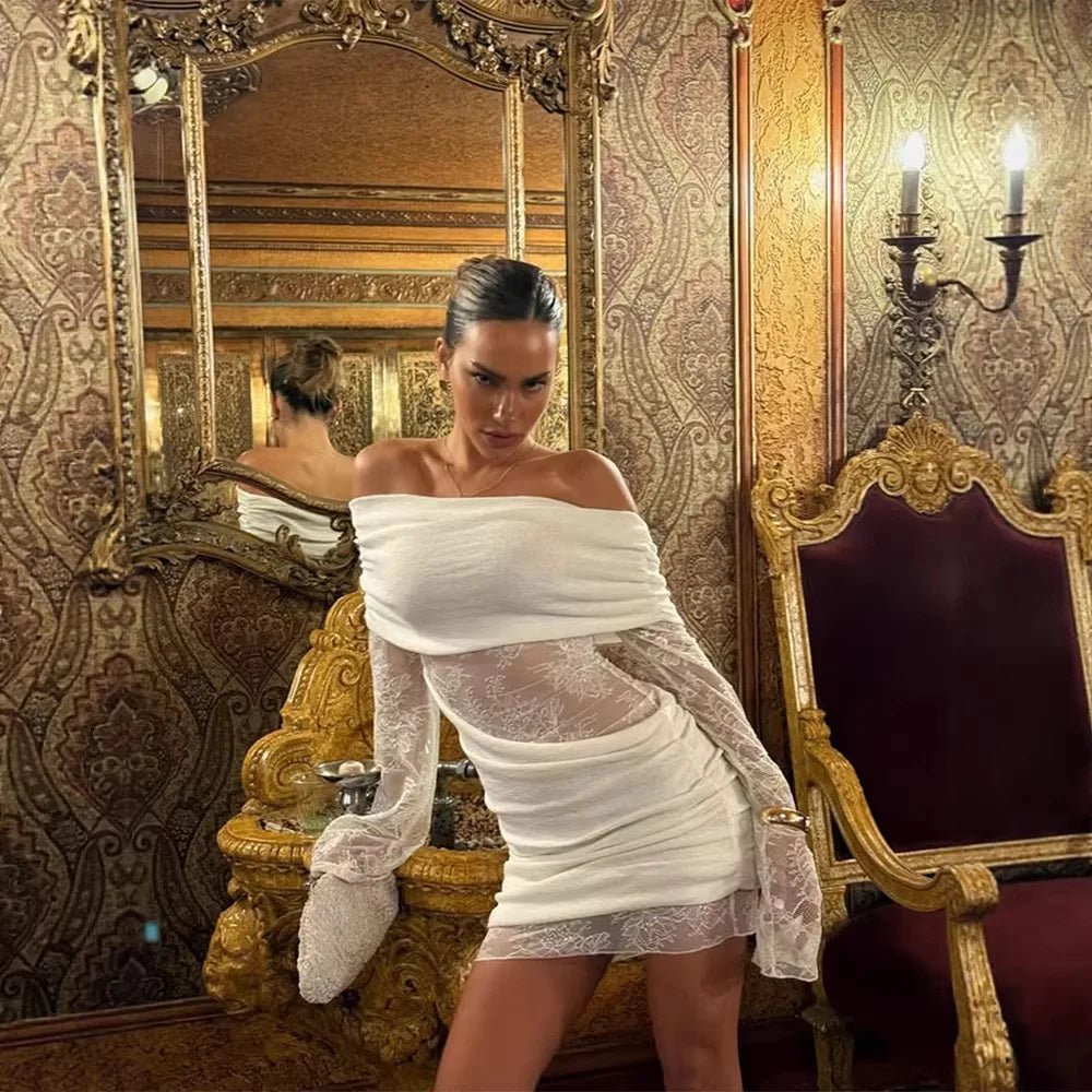 Keira mini šaty s odhalenými rameny